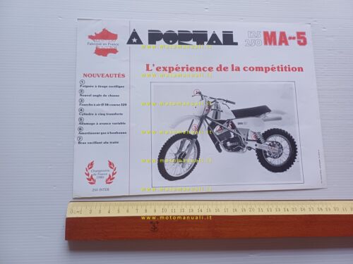 Portal 125 - 250 - 420 MA-5 Cross 1981 depliant …