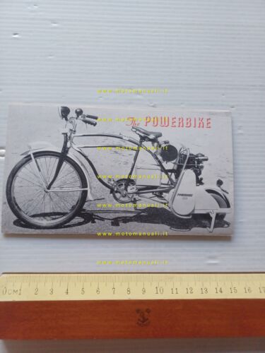 PowerBike ruota motorizzata micromotore depliant USA originale