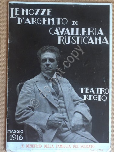Programma Concerto - Le Nozze d'Argento di Cavalleria Rusticana - …