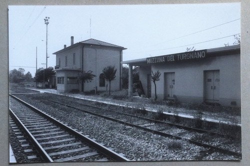 Prova stampa cartolina - Stazione Ferroviaria Muzzana del Turgnano - …