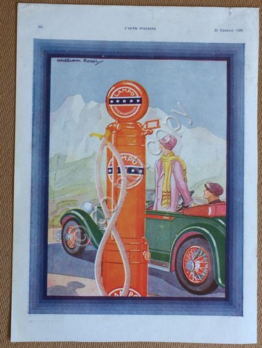 Pubblicità - Pompa Benzina Lampo - William Rossi - Da …