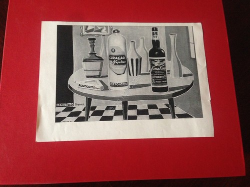 Pubblicità Advertising Pizzolotto curacao rifilatura da rivista anni '50