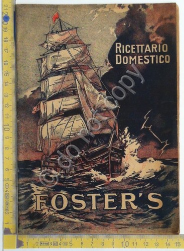 Pubblicità Farmaceutica - Foster's - Ricettario domestico - Milano - …