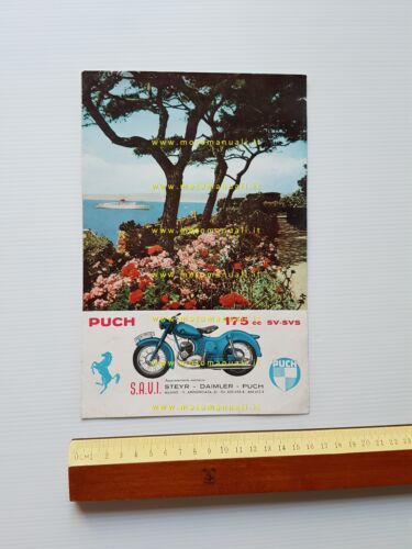Puch 175 SV - SVS 1956 depliant italiano originale