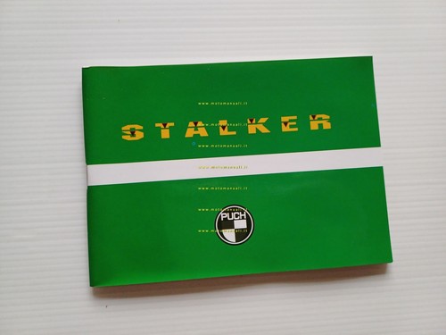 PUCH Gilera Stalker 50 2001 manuale uso manutenzione originale testo …