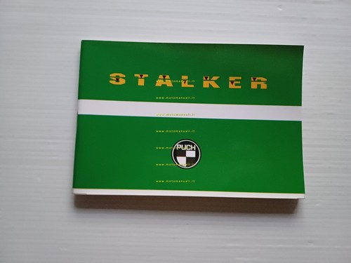 PUCH Gilera Stalker 50 2001 manuale uso manutenzione originale testo …