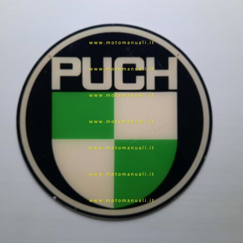 PUCH moto anni 70 insegna pubblicitaria in plastica originale