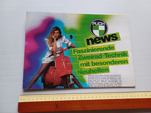 PUCH produzione novità modelli 50 - biciclette 1982 depliant originale …