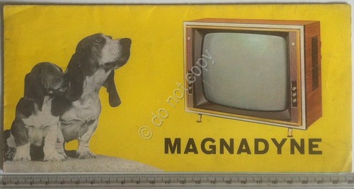 Radio TV Hi-Fi VIntage - Magnadyne - Pieghevole televisori 1964