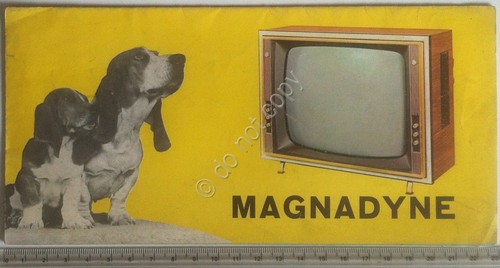 Radio TV Hi-Fi VIntage - Magnadyne - Pieghevole televisori 1964