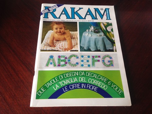 RAKAM Rivista Magazine lavori femminili Maggio 1969