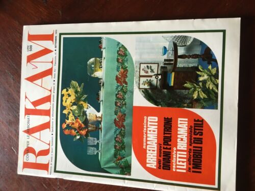 Rakam Rivista Magazine Settembre 1970 Mensile di moda e lavori …