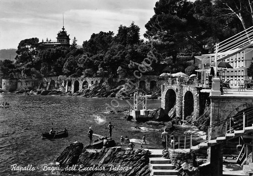 Rapallo Bagni di Excelsior Palace 1954 piccole macchie
