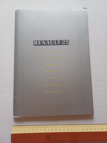 Renault 25 1983 cartella stampa italiano originale