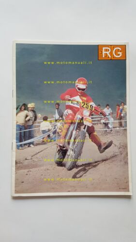 RG stivali cross enduro velocit produzione modelli 1980 depliant catalogo