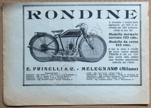 Rifilatura da rivista - Pubblicità - E. Prinelli & C …