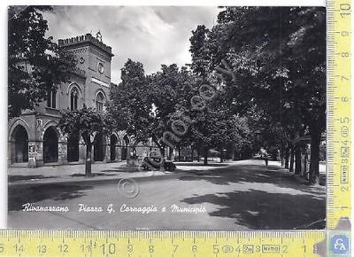 RIvarazzano - Piazza Cornaggia e Municipio - 1955