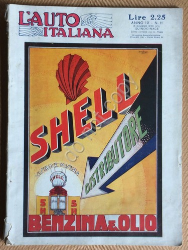Rivista - L'Auto Italiana - Anno IX N. 11 1928 …