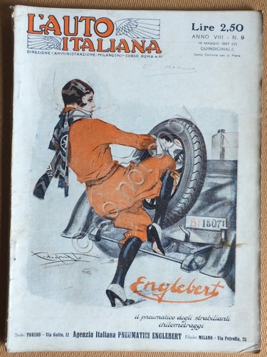 Rivista - L'Auto Italiana - Anno VIII N. 9 1927 …
