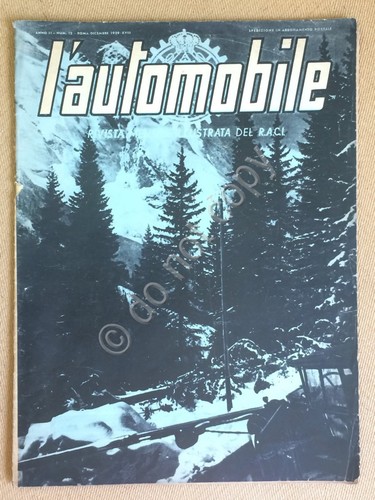 Rivista - L'Automobile - Dicembre 1939 - Autocarro FIAT 666N …