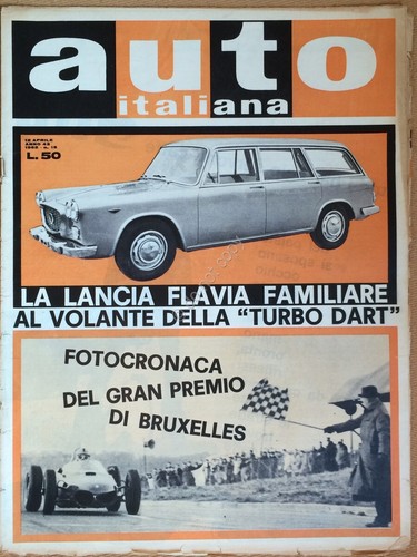 Rivista Automobilismo - Auto Italiana N° 15 1962 - Flavia …