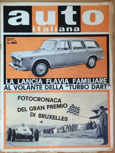 Rivista Automobilismo - Auto Italiana N° 15 1962 - Flavia …