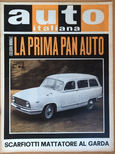 Rivista Automobilismo - Auto Italiana N° 19 1962 - La …