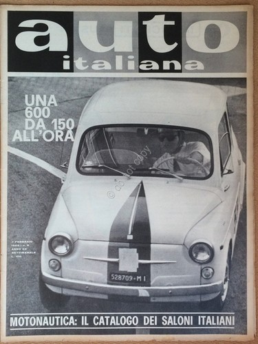 Rivista Automobilismo - Auto Italiana N° 5 1962 - Fiat …