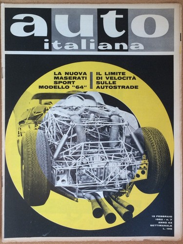 Rivista Automobilismo - Auto Italiana N° 7 1962 - Nuova …
