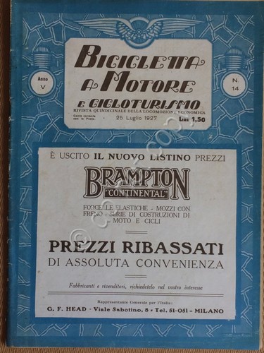 Rivista Biciclette a Motore e Cicloturismo - Anno V - …