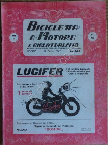 Rivista Biciclette a Motore e Cicloturismo - Anno V - …