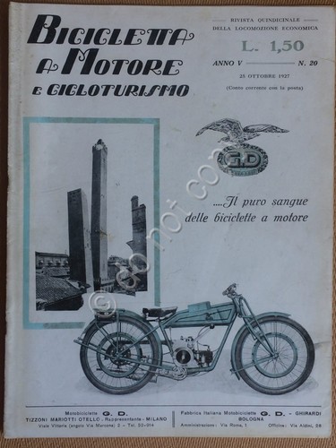 Rivista Biciclette a Motore e Cicloturismo - Anno V - …