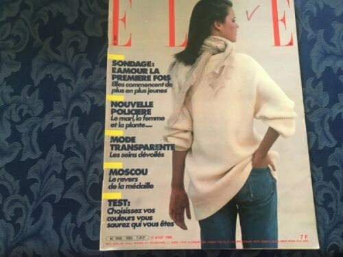 Rivista ELLE 11 Agosto 1980 n. 1805