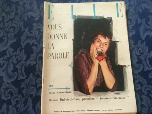 Rivista ELLE 26 Settembre 1955