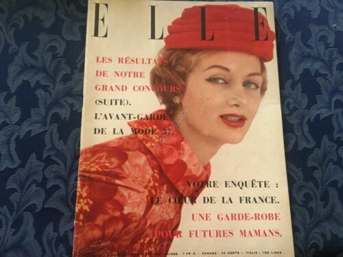 Rivista ELLE 4 Febbraio 1957