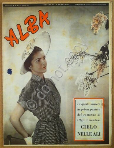 Rivista femminile - Alba - 19 Luglio 1951 - Anno …