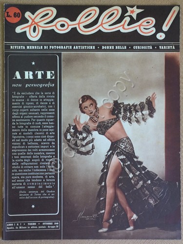 Rivista Follie - Anno I n. 7 - Ottobre 1948 …