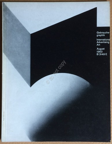 Rivista Grafica - Graphic design magazine - Gebrauchsgraphik - N° …