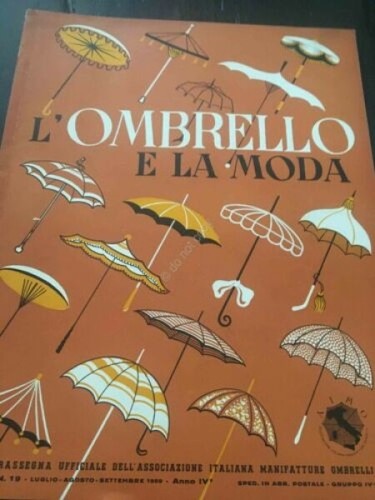 Rivista L'ombrello e la Moda ombrello moda N 19 Lu …