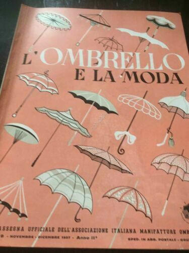 Rivista L'ombrello e la Moda ombrello moda N 9 Novembre …