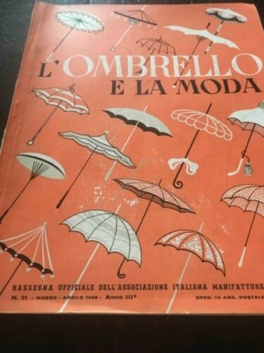 Rivista L'ombrello e la Moda ombrello moda pubblicità N 11 …