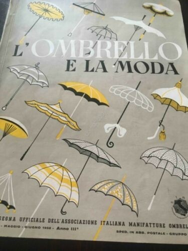 Rivista L'ombrello e la Moda ombrello moda pubblicità N 12 …
