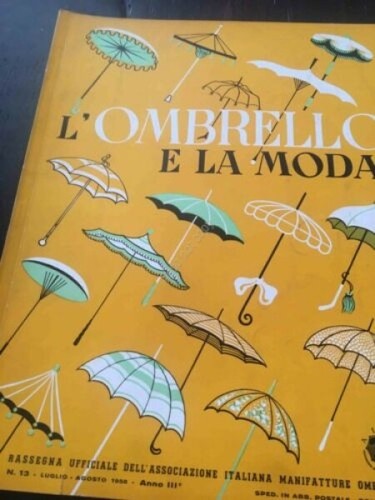 Rivista L'ombrello e la Moda ombrello moda pubblicità N 13 …