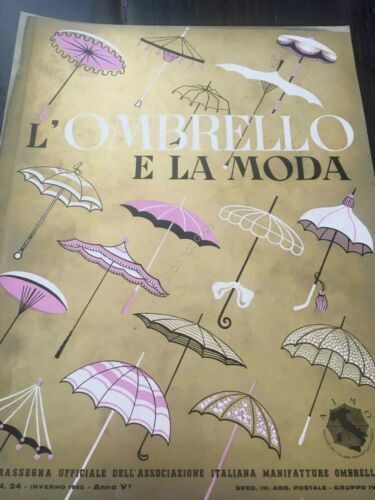 Rivista L'ombrello e la Moda ombrello moda pubblicit N 24 …