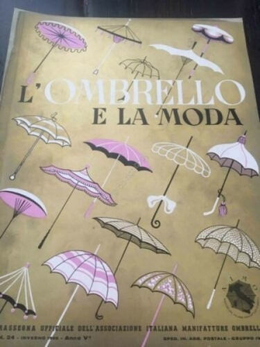 Rivista L'ombrello e la Moda ombrello moda pubblicità N 24 …