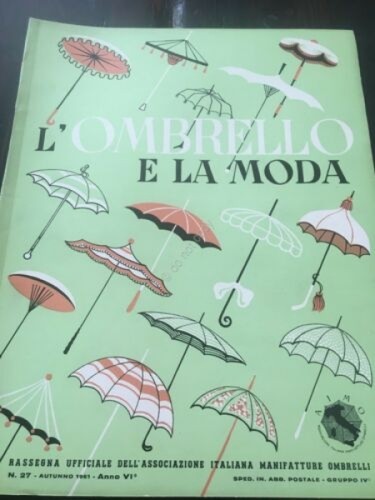 Rivista L'ombrello e la Moda ombrello moda pubblicità N 27 …