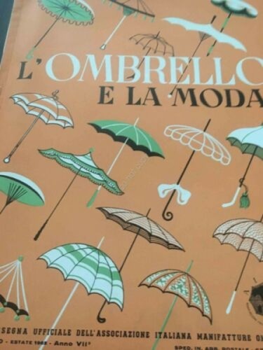 Rivista L'ombrello e la Moda ombrello moda pubblicità N 30 …