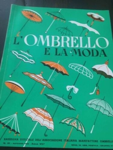 Rivista L'ombrello e la Moda ombrello moda pubblicità N 31 …