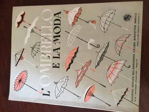 Rivista L'ombrello e la Moda ombrello moda pubblicità N 8 …