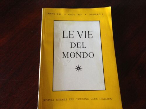 Rivista Le Vie del Mondo Gennaio 1959 n.1 TCI Williamsburg …